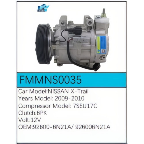 PartzBiz CE: -Compressor for Nissan - FMMNS0035 PartzBiz CE: -Compressor for Nissan - FMMNS0035