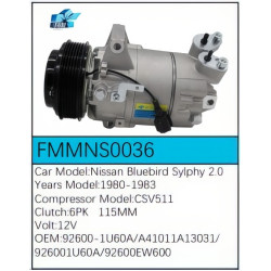 PartzBiz CE FMMNS0036 - Compressor for Nissan - FMMNS0036 PartzBiz CE FMMNS0036 - Compressor for Nissan - FMMNS0036