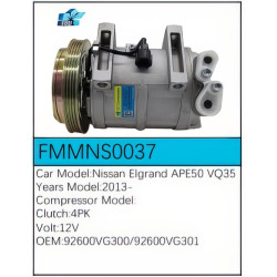 PartzBiz CE FMMNS0037 - Compressor for Nissan - FMMNS0037 PartzBiz CE FMMNS0037 - Compressor for Nissan - FMMNS0037