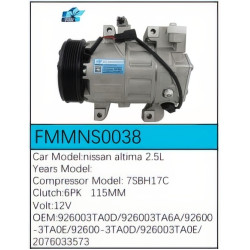 PartzBiz CE FMMNS0038 - Compressor for Nissan - FMMNS0038 PartzBiz CE FMMNS0038 - Compressor for Nissan - FMMNS0038