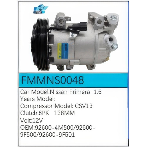PartzBiz CE: -Compressor for Nissan - FMMNS0048 PartzBiz CE: -Compressor for Nissan - FMMNS0048