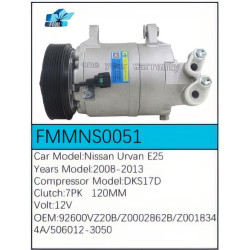 PartzBiz CE FMMNS0051 - Compressor for Nissan - FMMNS0051 PartzBiz CE FMMNS0051 - Compressor for Nissan - FMMNS0051