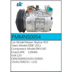 PartzBiz CE FMMNS0054 - Compressor for Nissan - FMMNS0054 PartzBiz CE FMMNS0054 - Compressor for Nissan - FMMNS0054