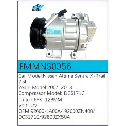 PartzBiz CE: -Compressor for Nissan - FMMNS0056 PartzBiz CE: -Compressor for Nissan - FMMNS0056
