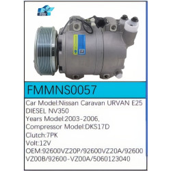PartzBiz CE FMMNS0057 - Compressor for Nissan - FMMNS0057 PartzBiz CE FMMNS0057 - Compressor for Nissan - FMMNS0057