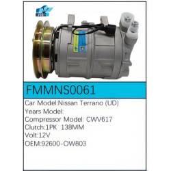 PartzBiz CE FMMNS0061 - Compressor for Nissan - FMMNS0061 PartzBiz CE FMMNS0061 - Compressor for Nissan - FMMNS0061