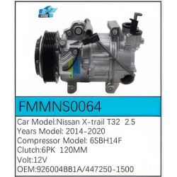 PartzBiz CE FMMNS0064 - Compressor for Nissan - FMMNS0064 PartzBiz CE FMMNS0064 - Compressor for Nissan - FMMNS0064
