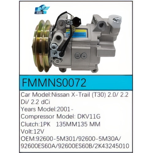 PartzBiz CE: -Compressor for  Nissan - FMMNS0072