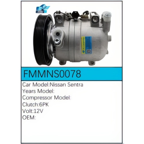 PartzBiz CE: -สำหรับคอมเพรสเซอร์ Nissan - FMMNS0078 PartzBiz CE: -สำหรับคอมเพรสเซอร์ Nissan - FMMNS0078