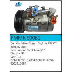 PartzBiz CE FMMNS0081 - Compressor for Nissan - FMMNS0081 PartzBiz CE FMMNS0081 - Compressor for Nissan - FMMNS0081