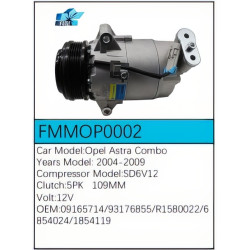 PartzBiz CE FMMOP0002 - Compressor for Opel - FMMOP0002 PartzBiz CE FMMOP0002 - Compressor for Opel - FMMOP0002