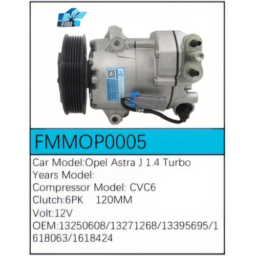 PartzBiz CE: -Compressor for Opel - FMMOP0005 PartzBiz CE: -Compressor for Opel - FMMOP0005