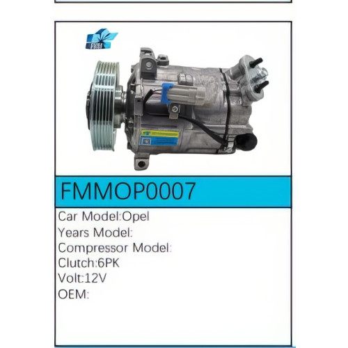 PartzBiz CE: -Compressor for Opel - FMMOP0007 PartzBiz CE: -Compressor for Opel - FMMOP0007