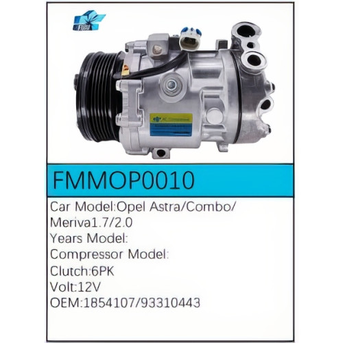 PartzBiz CE: -Compressor for Opel - FMMOP0010 PartzBiz CE: -Compressor for Opel - FMMOP0010