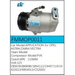 PartzBiz CE FMMOP0011 - Compressor for Opel - FMMOP0011 PartzBiz CE FMMOP0011 - Compressor for Opel - FMMOP0011