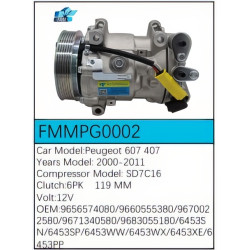 PartzBiz CE FMMPG0002 - Compressor for Peugeot - FMMPG0002 PartzBiz CE FMMPG0002 - Compressor for Peugeot - FMMPG0002