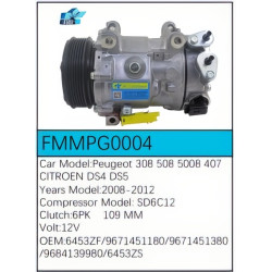 PartzBiz CE FMMPG0004 - Compressor for Peugeot - FMMPG0004 PartzBiz CE FMMPG0004 - Compressor for Peugeot - FMMPG0004