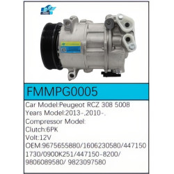 PartzBiz CE FMMPG0005 - Compressor for Peugeot - FMMPG0005 PartzBiz CE FMMPG0005 - Compressor for Peugeot - FMMPG0005