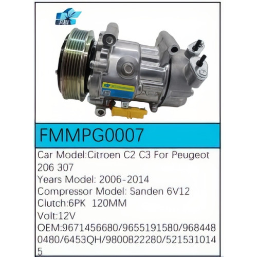 PartzBiz CE: -Compressor for  Citroën - FMMPG0007