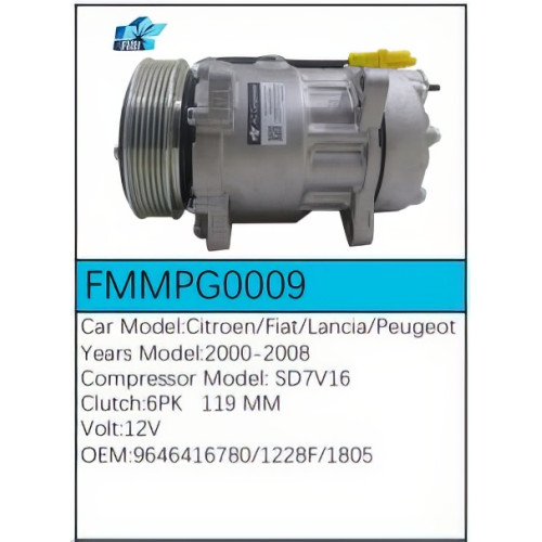 PartzBiz CE: -Compressor for Citroën - FMMPG0009 PartzBiz CE: -Compressor for Citroën - FMMPG0009