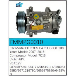 PartzBiz CE FMMPG0010 - Compressor for Citroën - FMMPG0010 PartzBiz CE FMMPG0010 - Compressor for Citroën - FMMPG0010