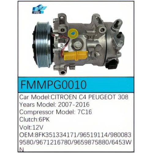 PartzBiz CE: -Compressor for  Citroën - FMMPG0010