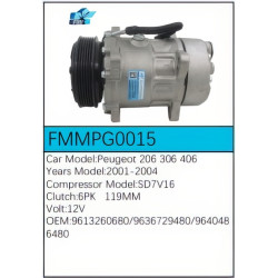 PartzBiz CE FMMPG0015 - Compressor for Peugeot - FMMPG0015 PartzBiz CE FMMPG0015 - Compressor for Peugeot - FMMPG0015