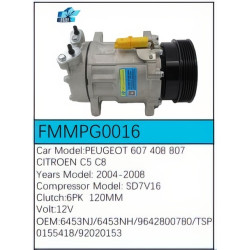 PartzBiz CE FMMPG0016 - Compressor for Peugeot - FMMPG0016 PartzBiz CE FMMPG0016 - Compressor for Peugeot - FMMPG0016