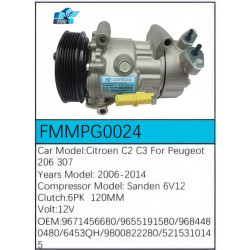 PartzBiz CE FMMPG0024 - Compressor for Citroën - FMMPG0024 PartzBiz CE FMMPG0024 - Compressor for Citroën - FMMPG0024