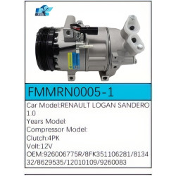 PartzBiz CE FMMRN0005-1 - Compressor for Renault - FMMRN0005-1 PartzBiz CE FMMRN0005-1 - Compressor for Renault - FMMRN0005-1