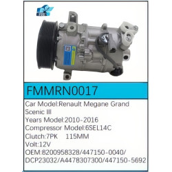 PartzBiz CE FMMRN0017 - Compressor for Renault - FMMRN0017 PartzBiz CE FMMRN0017 - Compressor for Renault - FMMRN0017