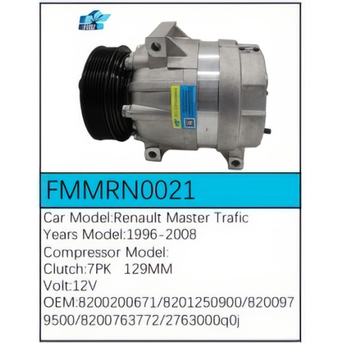 PartzBiz CE: -Compressor for Renault - FMMRN0021 PartzBiz CE: -Compressor for Renault - FMMRN0021