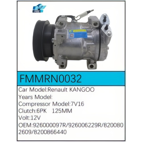 PartzBiz CE: -Compressor for Renault - FMMRN0032 PartzBiz CE: -Compressor for Renault - FMMRN0032