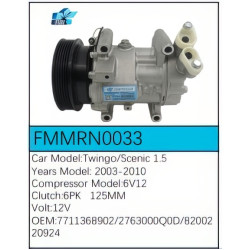 PartzBiz CE FMMRN0033 - Compressor for Renault - FMMRN0033 PartzBiz CE FMMRN0033 - Compressor for Renault - FMMRN0033