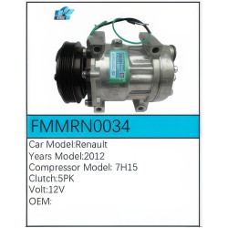 PartzBiz CE FMMRN0034 - Compressor for Renault - FMMRN0034 PartzBiz CE FMMRN0034 - Compressor for Renault - FMMRN0034