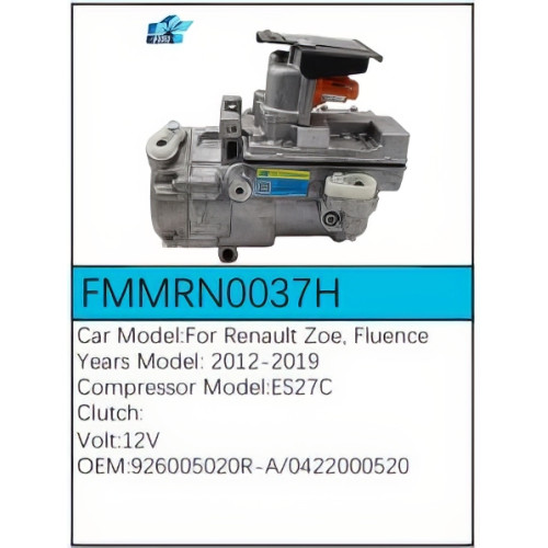 PartzBiz CE: -Compressor for Renault - FMMRN0037H PartzBiz CE: -Compressor for Renault - FMMRN0037H