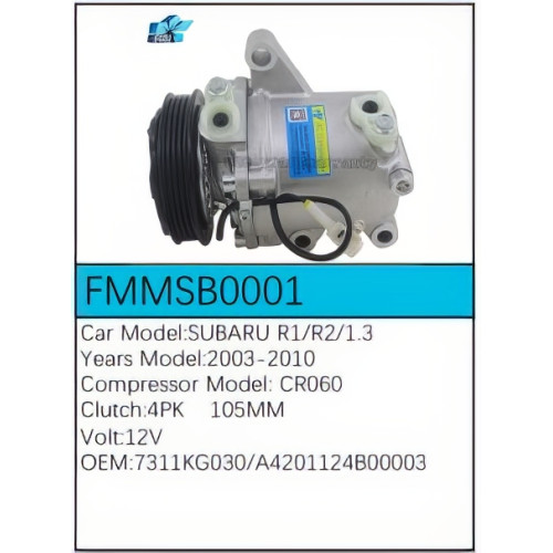 PartzBiz CE: -Compressor for Subaru - FMMSB0001 PartzBiz CE: -Compressor for Subaru - FMMSB0001