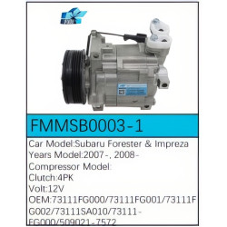 PartzBiz CE FMMSB0003-1 - Compressor for Subaru - FMMSB0003-1 PartzBiz CE FMMSB0003-1 - Compressor for Subaru - FMMSB0003-1