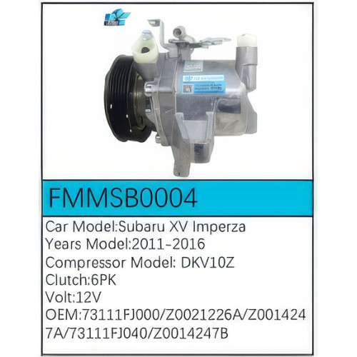 PartzBiz CE: -Compressor for Subaru - FMMSB0004 PartzBiz CE: -Compressor for Subaru - FMMSB0004