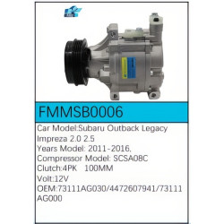 PartzBiz CE FMMSB0006 - Compressor for Subaru - FMMSB0006 PartzBiz CE FMMSB0006 - Compressor for Subaru - FMMSB0006
