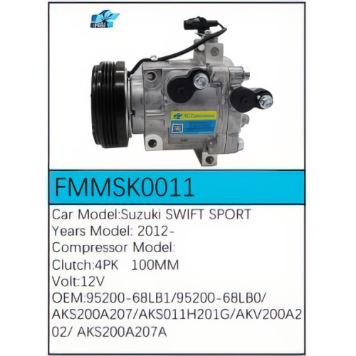 PartzBiz CE: -Compressor for Suzuki - FMMSK0011 PartzBiz CE: -Compressor for Suzuki - FMMSK0011