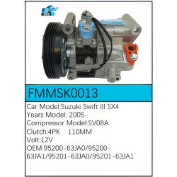 PartzBiz CE FMMSK0013 - Compressor for Suzuki - FMMSK0013 PartzBiz CE FMMSK0013 - Compressor for Suzuki - FMMSK0013