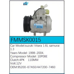 PartzBiz CE FMMSK0015 - Compressor for Suzuki - FMMSK0015 PartzBiz CE FMMSK0015 - Compressor for Suzuki - FMMSK0015