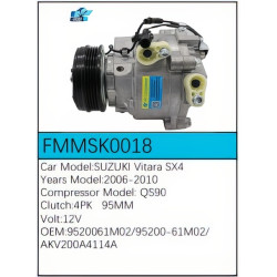 PartzBiz CE FMMSK0018 - Compressor for Suzuki - FMMSK0018 PartzBiz CE FMMSK0018 - Compressor for Suzuki - FMMSK0018