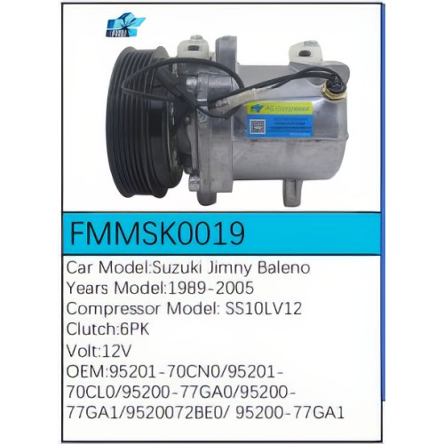 PartzBiz CE: -Compressor for Suzuki - FMMSK0019 PartzBiz CE: -Compressor for Suzuki - FMMSK0019
