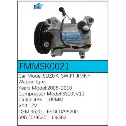 PartzBiz CE: -Compressor for  Suzuki - FMMSK0021