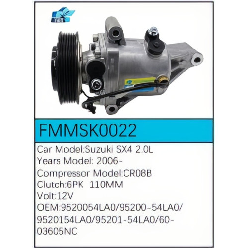 PartzBiz CE: -Compressor for Suzuki - FMMSK0022 PartzBiz CE: -Compressor for Suzuki - FMMSK0022