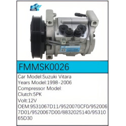 PartzBiz CE FMMSK0026 - Compressor for Suzuki - FMMSK0026 PartzBiz CE FMMSK0026 - Compressor for Suzuki - FMMSK0026