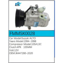 PartzBiz CE FMMSK0028 - Compressor for Suzuki - FMMSK0028 PartzBiz CE FMMSK0028 - Compressor for Suzuki - FMMSK0028