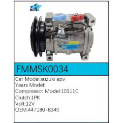 PartzBiz CE FMMSK0034 - Compressor for Suzuki - FMMSK0034 PartzBiz CE FMMSK0034 - Compressor for Suzuki - FMMSK0034
